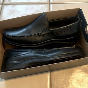 COLE HAAN GRAND OS Santa Barbara Men’s leather Size 13 Black Shoes  NWT NIB